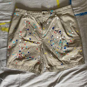 Men's Custom Paint Splatter Tommy Hilfiger Shorts